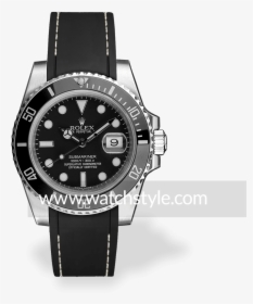 Rsr Submariner Negro/hilo Blanco - Rolex Yacht Master 42 Price, HD Png Download, Transparent PNG