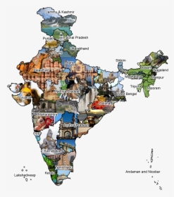 India Map Png Transparent - Festivals Of India Map, Png Download, Transparent PNG