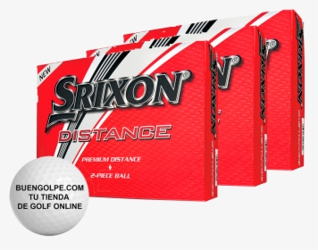 Bolas De Golf Srixon Distance Personalizadas Con Texto - Srixon Distance 2018 Golf Ball, HD Png Download, Transparent PNG