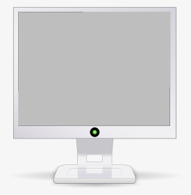 Computer Monitor Lcd Tft Display Flatscreen Tv - Computer Monitor, HD Png Download, Transparent PNG