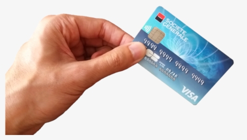Person Holding Credit Card, HD Png Download, Transparent PNG