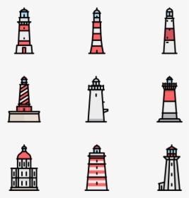 Lighthouse - Lighthouse Icon, HD Png Download, Transparent PNG