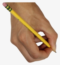Transparent Hand With Pencil Png - Arm And Pencil, Png Download, Transparent PNG