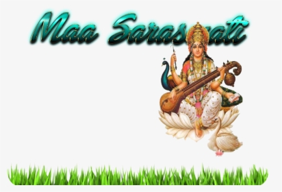 Saraswati Puja 2019 Png Free Pic - Saraswathi God, Transparent Png, Transparent PNG