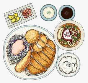Transparent Korean Food Png - Food Watercolor Png Drawing, Png Download, Transparent PNG
