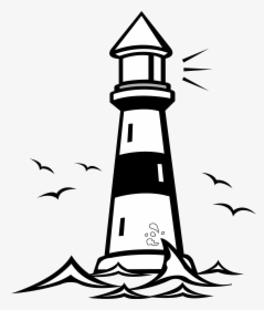 Thumb Image - Light House Black And White, HD Png Download ...