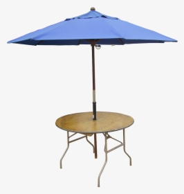 6 Seater Round Table With Umbrella Rental - Round Tables With Umbrellas For Rent Near Me, HD Png Download, Transparent PNG