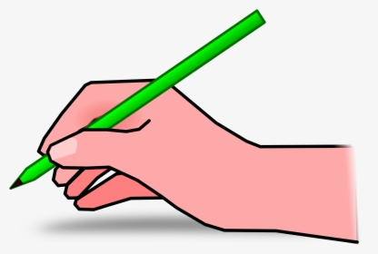 Clipart Pencil Hand - Pencil In Hand Clipart, HD Png Download, Transparent PNG