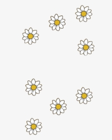 Aesthetic Flower Lineart - Aesthetic Daisy Drawing, HD Png Download, Transparent PNG