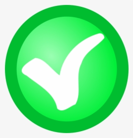 White Check Mark Png - Green Circle With White Checkmark, Transparent Png, Transparent PNG