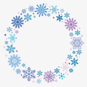 Snowflake Frame Png - Snow Frame, Transparent Png, Transparent PNG