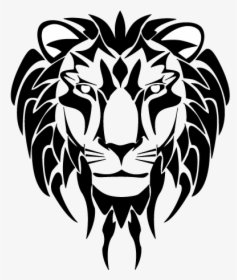 Lion Tiger Roar Clip Art - Lion Tribal Logo Png, Transparent Png, Transparent PNG
