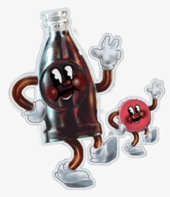 Transparent Cappy Png - Cappy And Bottle, Png Download, Transparent PNG