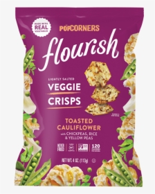 Flourish Toasted Cauliflower - Popcorners Flourish Veggie Crisps, HD Png Download, Transparent PNG