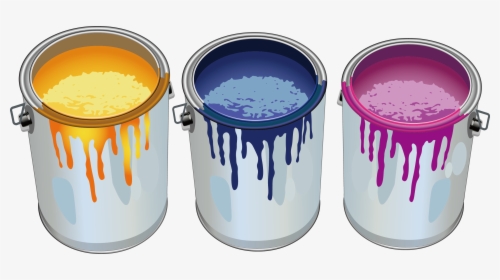Paint Bucket Painting Cartoon Png Image High Quality - Transparent Paint Bucket Png, Png Download, Transparent PNG