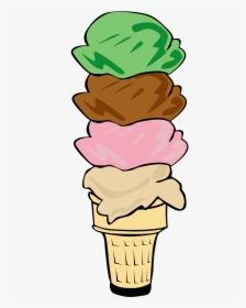 Cartoon,clip - Ice Cream Cone Clip Art, HD Png Download, Transparent PNG