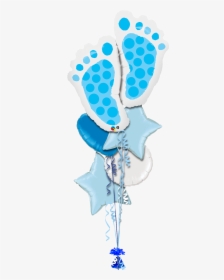 Baby Boy Feet Love Balloon - Foil Balloon Baby Feet, HD Png Download, Transparent PNG