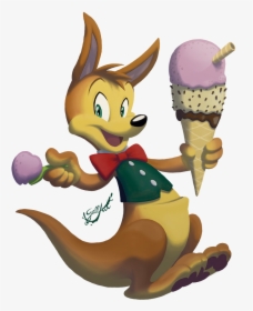 Character Design For Ice-cream Shop Australiano In - Cartoon, HD Png Download, Transparent PNG
