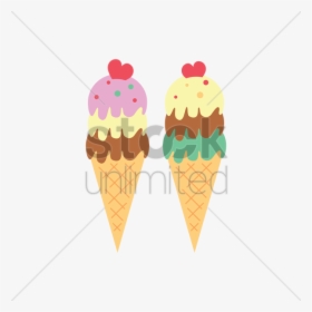Shapes Clipart Ice Cream Cone - Ice Cream Cone, HD Png Download, Transparent PNG