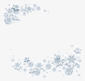 #ftestickers #christmas #winter #snowflakes #frame - Illustration, HD Png Download, Transparent PNG