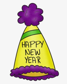 Year Clip Art Merry - New Years Party Hat Clipart, HD Png Download, Transparent PNG