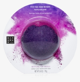 The Ritual Of Holi Fizzing Bath Bomb  title The Ritual - Rituals The Ritual Of Holi Fizzing Bath Bomb, HD Png Download, Transparent PNG