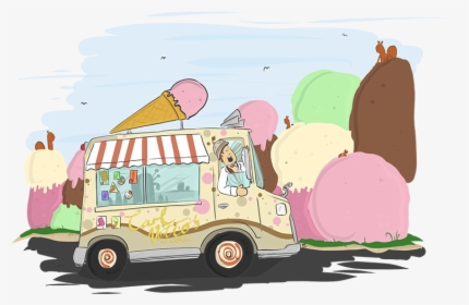 Carl Netto The Marvellously Magical Ice Cream Man Squirrels - Illustration, HD Png Download, Transparent PNG