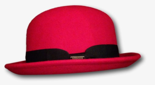 Clothing,hat,red,fashion Accessory,cap,costume Hat,headgear,costume - Red Bowler Hat Png, Transparent Png, Transparent PNG