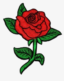 Embroidered Rose Png, Transparent Png, Transparent PNG