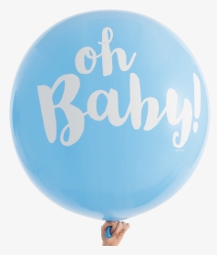 Oh Baby Blue 3 Foot Balloon - Balloon, HD Png Download, Transparent PNG