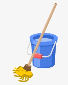 Mop Bucket Png - Transparent Mop And Bucket, Png Download, Transparent PNG