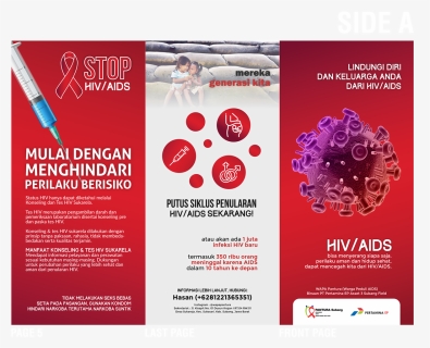Hiv Aids Brochure Trifold, HD Png Download, Transparent PNG