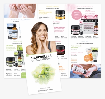 Skin Care Products Trifold Brochure, HD Png Download, Transparent PNG