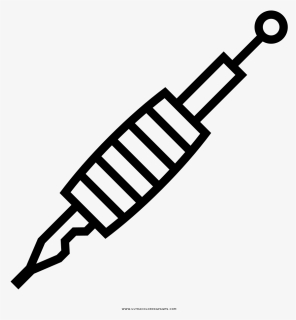 Tattoo Needle Coloring Page - Needle Icon, HD Png Download, Transparent PNG