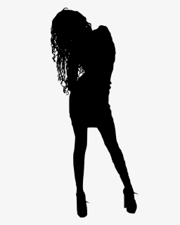 Black Woman Silhouette Png, Transparent Png, Transparent PNG