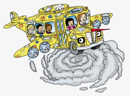 The Magic School Bus On A Cloud - Magic School Bus Png, Transparent Png, Transparent PNG
