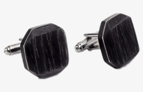Wooden Cufflinks - Earrings, HD Png Download, Transparent PNG