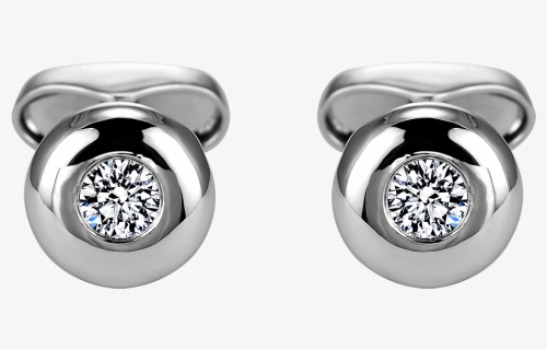 Solitaire Diamond Cufflinks, HD Png Download, Transparent PNG