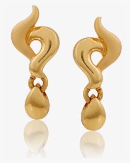 Twirling Gold Wave Earrings - Earrings, HD Png Download, Transparent PNG