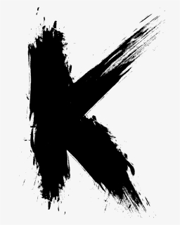 #k #k #lettrek #lettrek #lettrek #letterk #black #noir - Illustration, HD Png Download, Transparent PNG