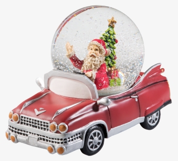 Snow Globe Christmas Trip - Antique Car, HD Png Download, Transparent PNG