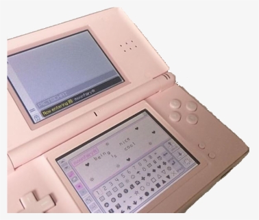 #nintendo #videogames #2000s #games #pink #soft #softie - Nintendo Ds, HD Png Download, Transparent PNG