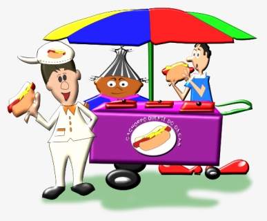 Hot Dog Stand - Clip Art, HD Png Download, Transparent PNG