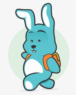 Rabbit Cartoon School, HD Png Download, Transparent PNG