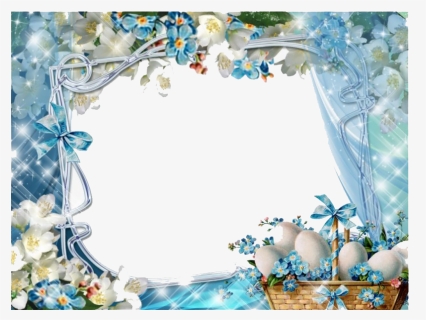 Easter Frame Png Pic - Have A Blessed Easter, Transparent Png, Transparent PNG
