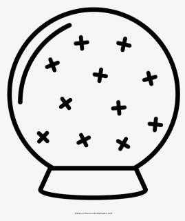 Crystal Ball Coloring Page - 中 1 数学 文字 式 の 利用, HD Png Download, Transparent PNG