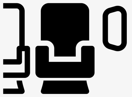 Aircraft Seat Window Filled Icon - Window Seat Png, Transparent Png, Transparent PNG