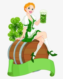 Beer Glass Bottle Cartoon Green Beer Png - Illustration, Transparent Png, Transparent PNG