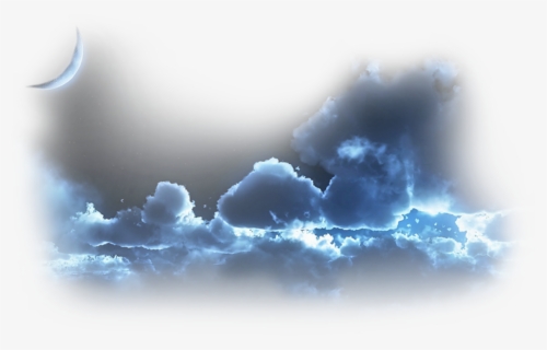 Night Skies, Moon, Nocturne, Stickers, Sky, Night Time, - Clouds During Night Time, HD Png Download, Transparent PNG