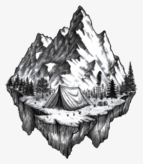 Mountains Tattoo Design, HD Png Download, Transparent PNG